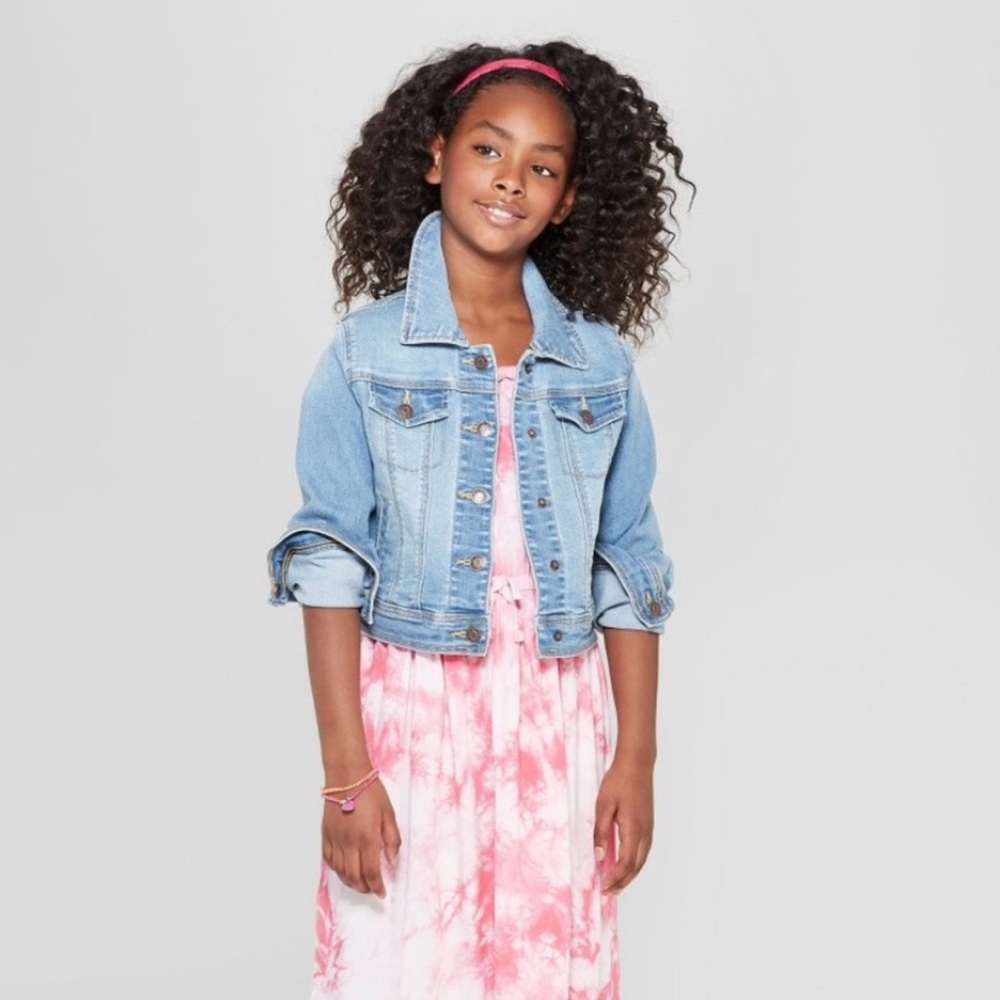 Girl’s Cat & Jack Jean Jacket SZ S